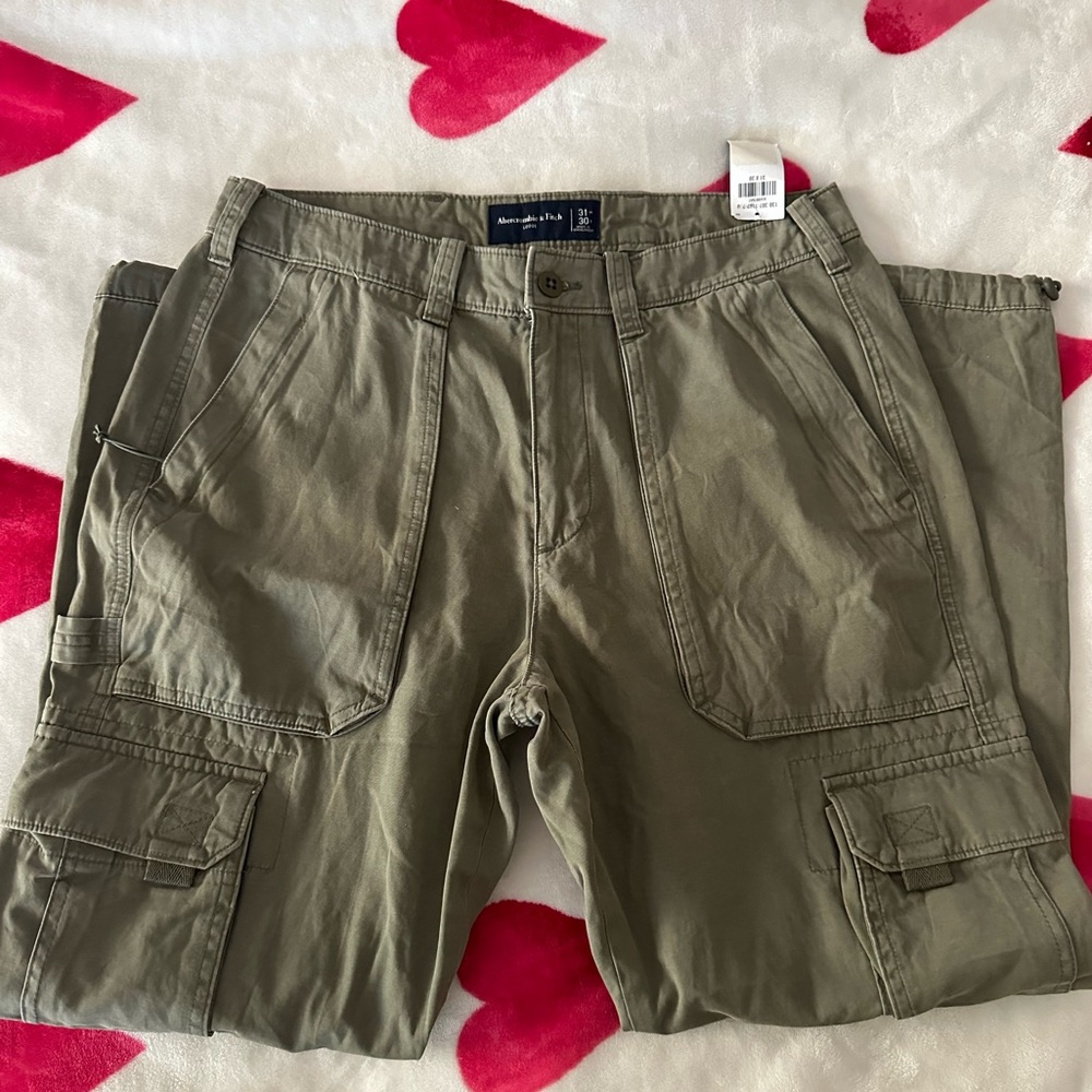 Men’s Abercrombie Green Cargos